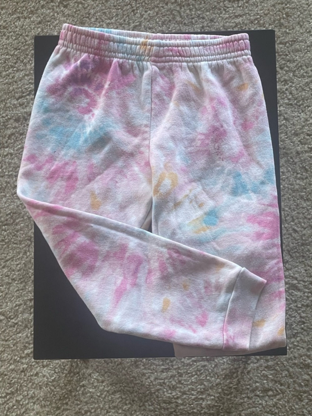 Girls’ Tie-Dye Cotton Sweat Pants - Damaged